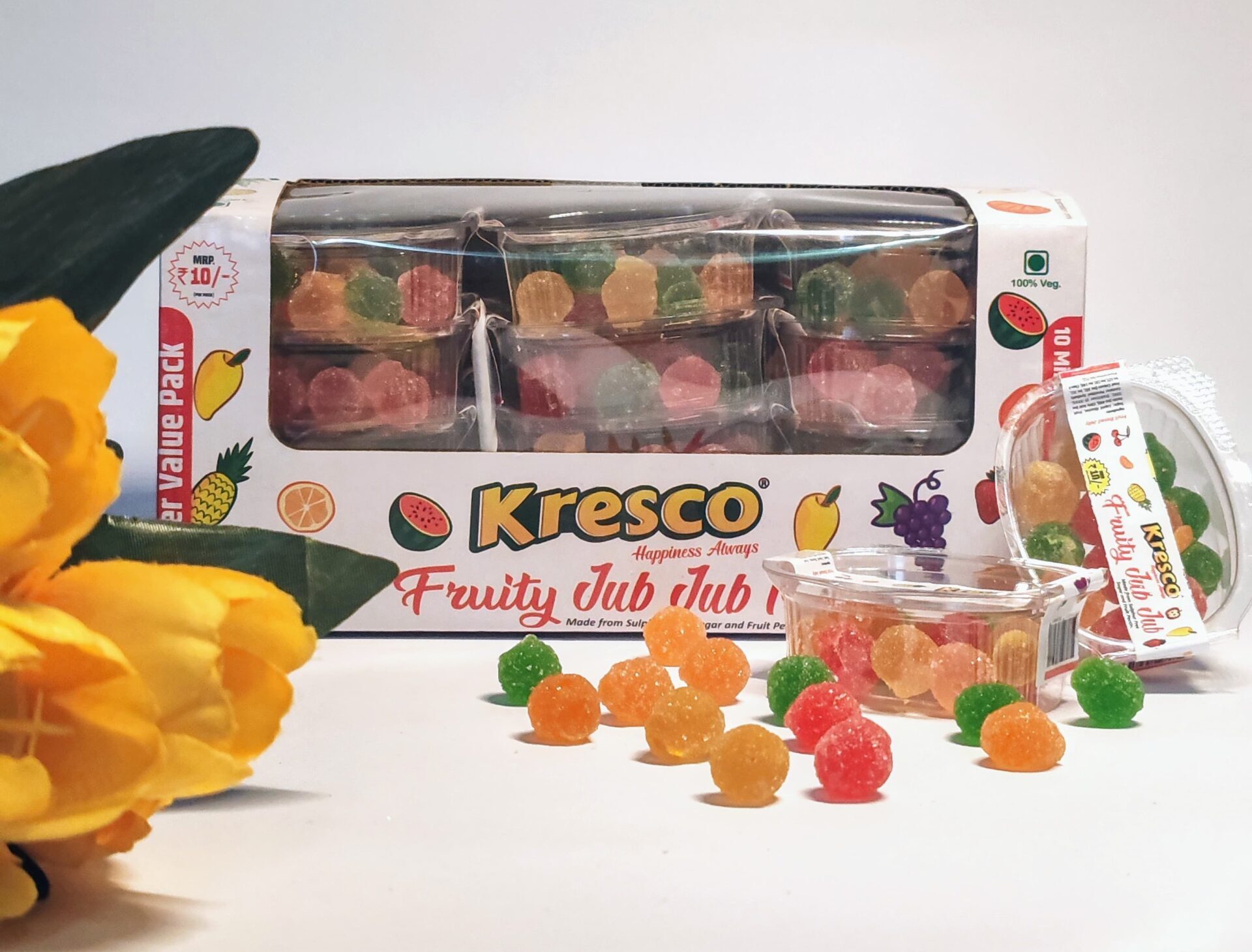 Kresco Jelly Sugar Coated Jelly Kresco Jub Jub Jelly Fruit Jelly